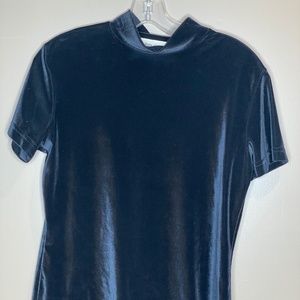 Black Crush velvet Top, Size M